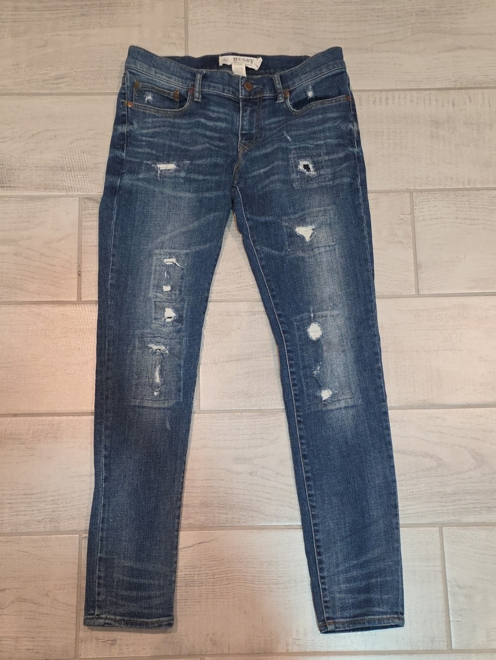 Ralph Lauren Rugby Jeans Women's Size 28 Distressed Stretch Skinny